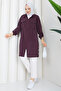 Women's Side Button Detailed Zipper Closure Cap - 4