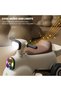 3 in 1 Kids Electric Tricycle with Parent Handle Push Ride On Bike Lights Music Beige - 5