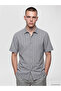Shining Choices from Shining Store Standard Fit Striped Linen Look Men's Shirt