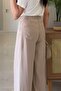 100% Cotton Elastic Waist Palazzo Pants (Without Belt) 4S1071 - 5