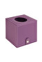 Napkin Holder, Boutique Tissue Box, Tissue Paper Storage Box, Vegan Leather, 13*13*13 Cm. Lila - 2