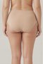 Women's 10 Pieces Skin Color Plus Size High Waist Cotton Ribbed Panties - Gathering and Comfortable Daily Bato Underwear - 3