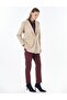 Single Button Basic Jacket Stone - 6