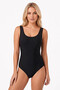 Black Basic Backless Stone Detailed Swimsuit