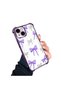 iPhone 15 Compatible Transparent Back Panel Four-Corner Reinforced Impact Protection Glossy Edge Silicone Case - 3