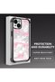 iPhone 14 Compatible Transparent Back Panel Four-Corner Reinforced Impact Protection Glossy Edge Silicone Case - 3