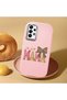 Pink Silicone Case with Shock-Absorbing Camera Protection Compatible with Samsung Galaxy A73 - 2