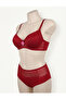 6600 Lotus Padded Underwire Lace Lingerie Set - 3
