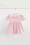 Lace and 100% Cotton Short Sleeve Snap Fastener Girls' Baby Casual Stylish Dress and Buckle Gift (Single P - 3