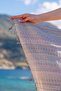 100% Cotton Woven Peshtemal Beach Towel 100X180 cm Lightweight, Quick-Drying, Sand-Repellent Pool and Sea Towel - 2