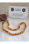 Seccar Model Amber Baby Teeth Necklace, Baltic (Kaliningrad), Certified, Gift Necklace for Babies - 2