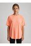 Women's T-Shirt Loose Fit - Sleeves and Hem Seamless Soft Fabric