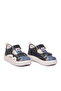 Navy Blue Denim White Boy's Casual Shoes - 3