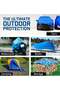 Waterproof Ground Cover Sheet Tarpaulin for Outdoors, Tarpaulin Tirpal Tadpatri Tharpai Thadika Cover for Car Boat Camping Firewood Woodpile (3.25 X 3.8Mtrs) - 3