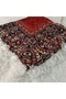 Handmade Needlework Writing, Scarf, Yemeni, Mevlit Cover, Head Cover, 4 Sides Embroidered, 100*100cm - 4