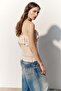 Flounced pointelle-knit top - 4