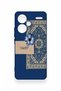 Redmi Note 13 Pro Plus Compatible Blue Ethnic Carpet Pattern Silicone Case - 2