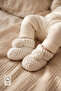 - Baby Booties with Pom-Pom Detail - 2