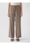 Vizyon New Season Brown Women's Modal Blend Trousers with Elastic Waist - 2