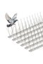 Pack Of 12 Bird Spikes Deterrent for Pigeons, Stainless Steel Repellent Strip, Outdoor Pest Control for Roof Fence Mailbox Window