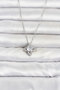 316L Steel Chain Silver Color Clover Model Women's Necklace