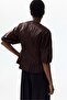 Waisted cotton blouse