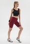 Women's High Waist Gathering Pocket Shorts Sports Leggings - 6