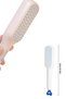 Self Cleaning Automatic Key Hair Comb Detangling Massage Brush Silicone Brush - 2