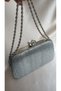 Women's Twisted Chain Portfolio Special Occasion Wedding Engagement Clutch Evening Dress Bag
