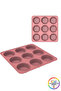 Silicone Tartlet Mold Flexible Platinum Silicone 9-Cavity Mini Tart Cake Mold 25 cm - 6