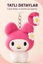 Pink Cat Figured Movable Keychain - Bag and Key Accessory - 2