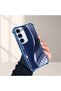 Samsung Galaxy S23 Compatible Transparent Back Four Corners Reinforced Impact Protection Silicone Case - 4
