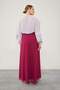 Fuchsia Chiffon Trousers - Wide Leg - 5