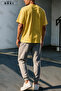 Trust Problem Printed Oversized Unisex T-Shirt Gray Jogger Sweatpants Set - 2