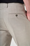 Beige Side Pocket Filafil Pattern Comfort Fit Flexible Trousers 1003260153 - 5