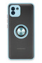 Aconcept Galaxy A03 Case Montreal Silicone Cover with Ring - (144424) Ice Mi