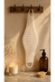 Premium Hand-Knitted Single Layer Bath Washcloth – Natural Exfoliating Body Washcloth – White - 4