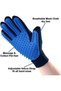 Pet Grooming Gloves, Blue Silicone Hair Removal Brush, pack of of 2 | Dogs & Cats, Deshedding Mitt, Bath & Massage, Adjustable Wrist Strap, Fur Remover - 4