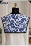 Shoulder Collar Scarf Accessory with Paisley Pattern - 3