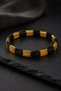 Black Detailed Italian Charm Model Bracelet