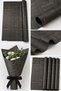 Black Gold English Newspaper Patterned Bouquet Wrapping Paper 57X57 cm Flower and Gift Package 4 Pieces - 6
