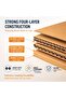 Pack of 5 Medium Moving Boxes 45 x 45 x 45 cm Double Wall Heavy Duty 30 kg Capacity - 4