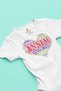 Heart Printed Mother-Themed Baby Bodysuit 100% Organic Cotton Baby Bodysuit