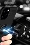 حافظة ACONCEPT لهاتف iPhone 12 Pro Max من السيليكون مع حلقة (82446) - أسود-أحمر - 4