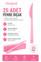 Pink Plastic Blades 25-Pack