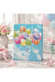 23X18 cm Imported Balloon Themed Gift Paper Bag Blue 5 Pieces - 2