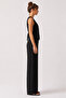 Women's Terra 100% Linen Trousers Summer Breathable Black W351-K0402-03 - 3