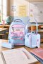 Girl's 4-Piece School Bag Set (Backpack-Lunch Bag-Pencil Case-Wallet) 51975