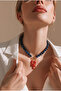 Crab Detailed Beach Necklace - 3