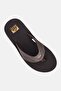Men Fanning Slip On Slippers, Dark Brown - 4